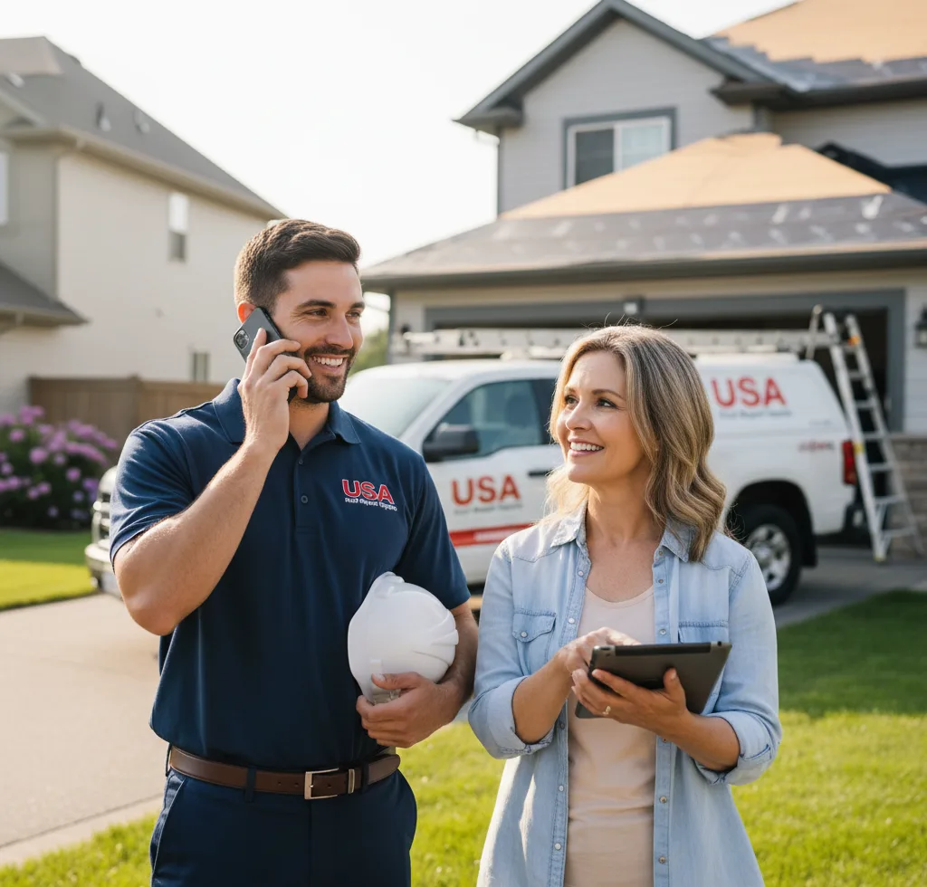 USA Roof Repair Experts customer support in Scotia